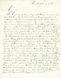 Brief van Pieter Maas Czn aan zijn zoon AJC (1845-02-25)
